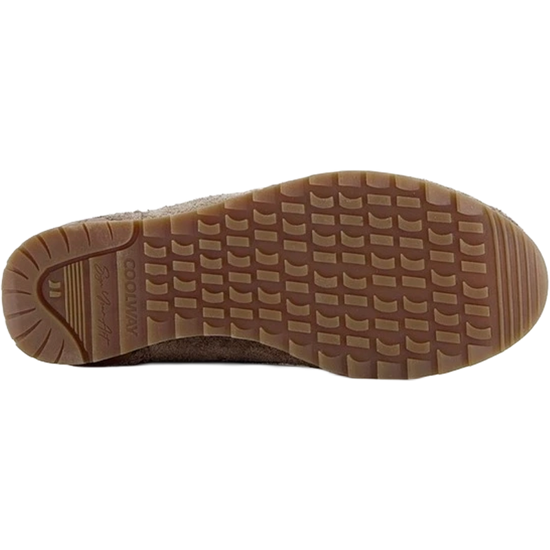 Coolway Women's Switzer in Taupe Soft bottom view with traction detail
