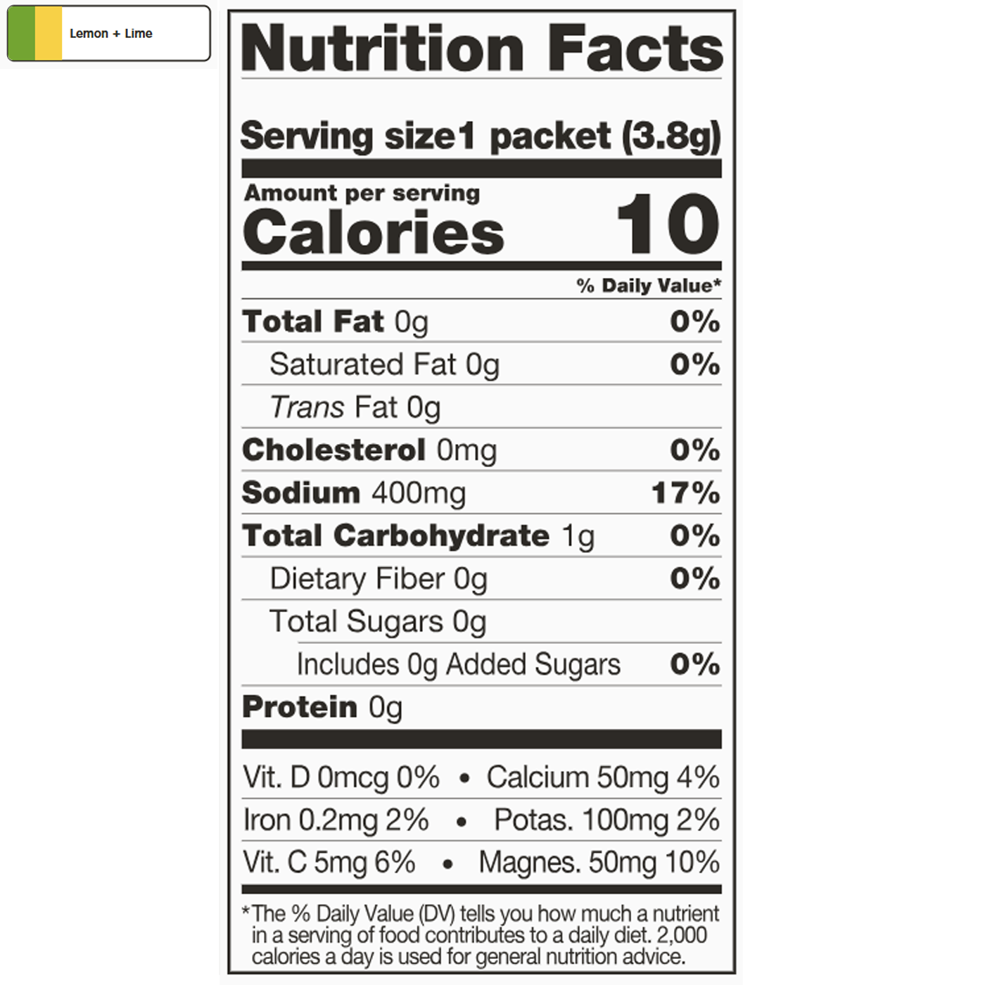 Unsweetened Hydration Sport Drink Mix (Single Serving) alternate view