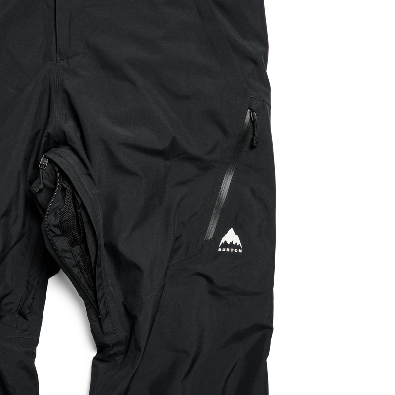 Men's Reserve 2L 3-in-1 Pant, Burton Reserve 2L 3in1 Pant in True Black with vent detail and pocket detail