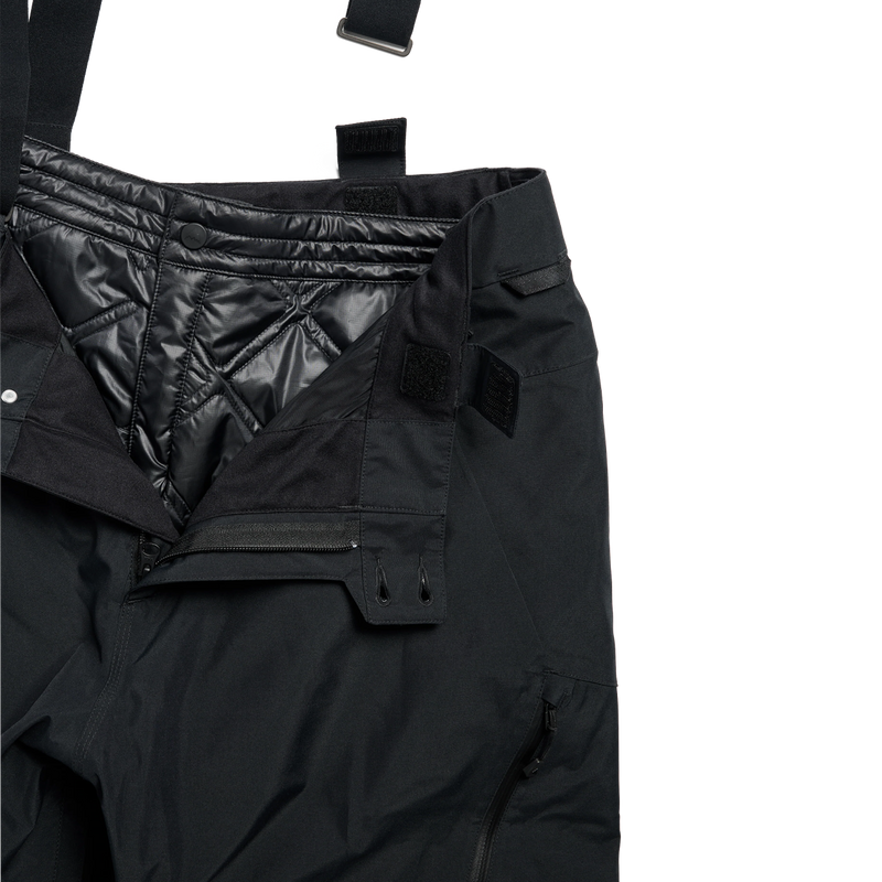 Men's Reserve 2L 3-in-1 Pant, Burton Reserve 2L 3in1 Pant in True Black with inside liner and suspender detail