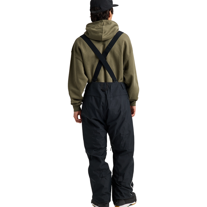 Men's Reserve 2L 3-in-1 Pant, Burton Reserve 2L 3in1 Pant in True Black full view on model back view