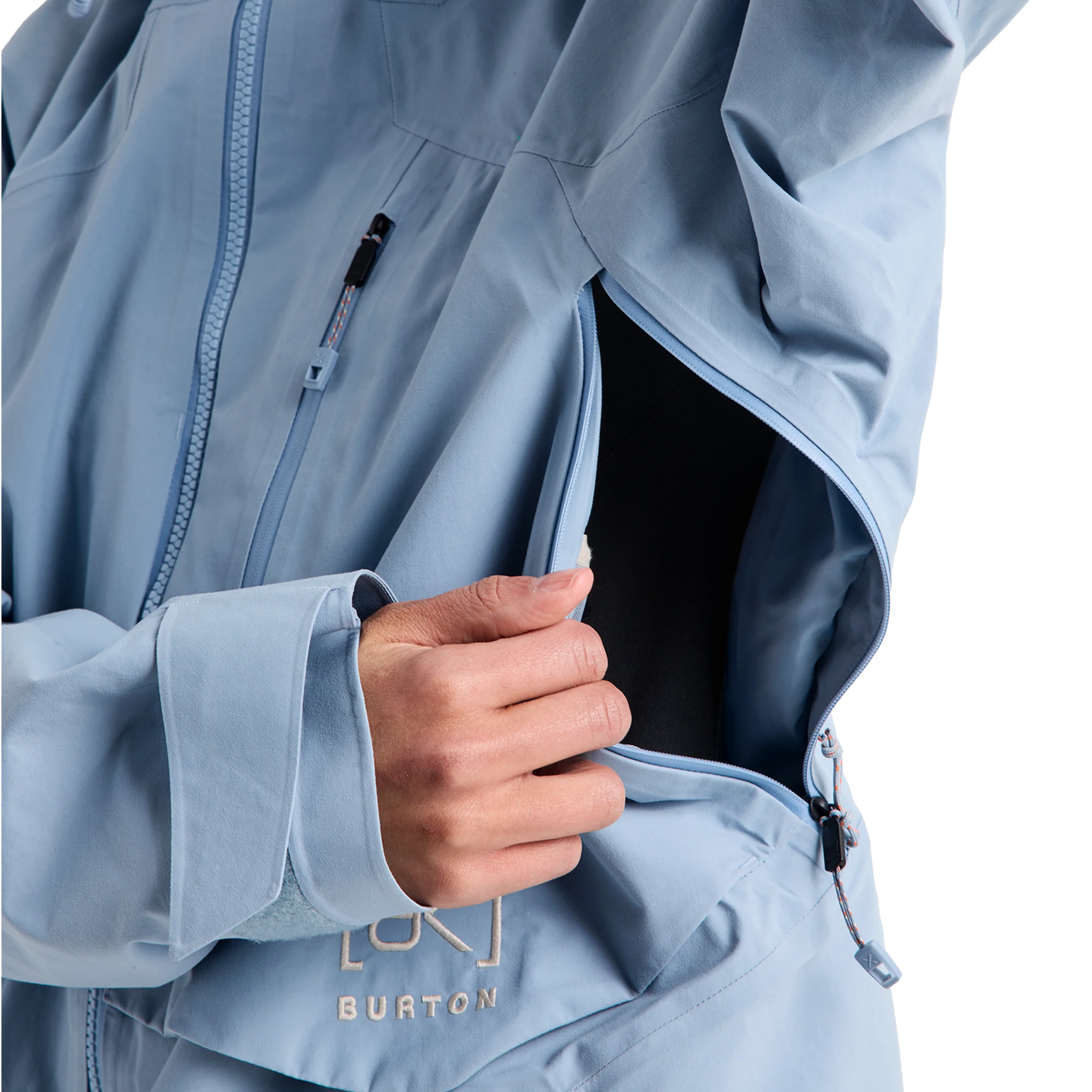 Burton Women's AK Cyclic Gore Tex 2L Jacket underarm vent