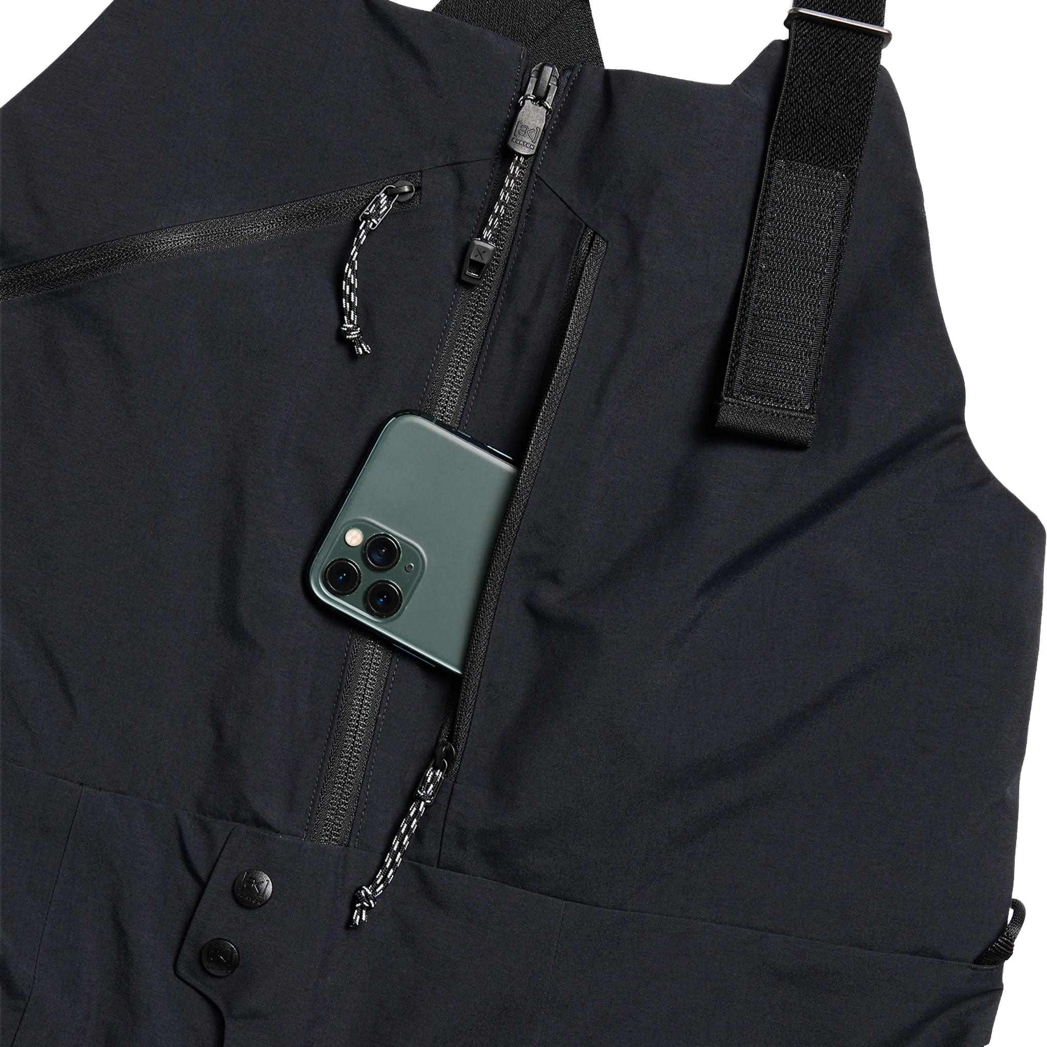 Burton Women's AK Cyclic Gore Tex 2L Bib Pants chest pocket
