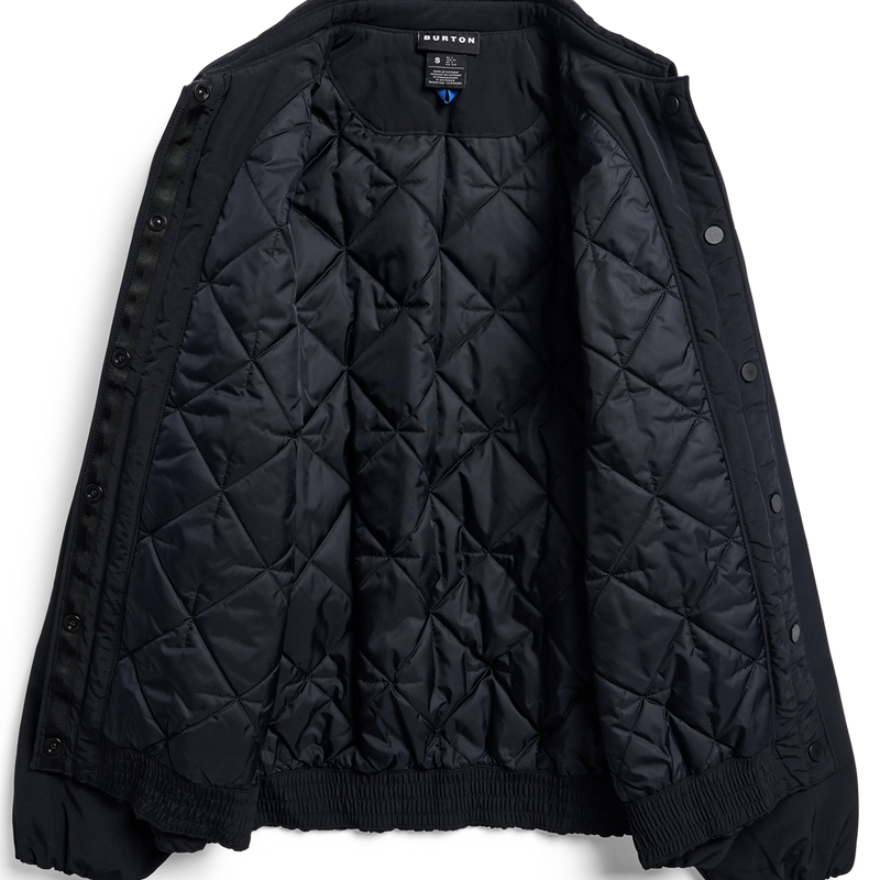 Women's Winslow Insulated Jacket, Burton Women's Winslow Insulated Jacket in True Black with lining detail