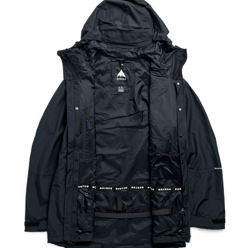 Men's Reserve 2L 3-in-1 Jacket, Burton Men's Reserve 2L 3-in-1 Jacket in True Black inside lining detail