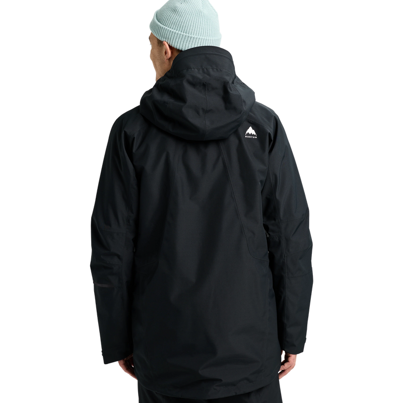 Men's Reserve 2L 3-in-1 Jacket, Burton Men's Reserve 2L 3-in-1 Jacket in True Black back view on model