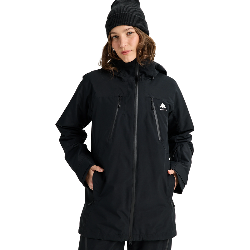 Women's Reserve 2L 3-in-1 Jacket, Burton Women's Reserve 2L 3-in-1 Jacket in True Black on model