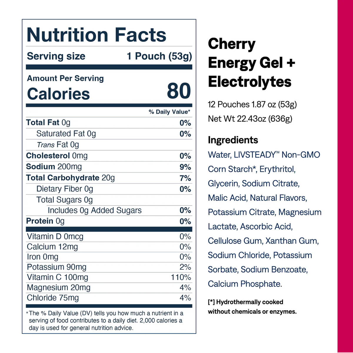 Energy Gel Plus Electrolytes alternate view
