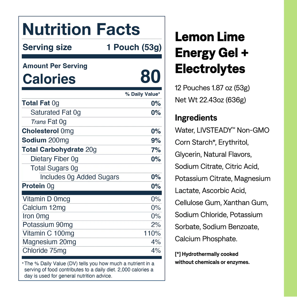 Energy Gel Plus Electrolytes alternate view