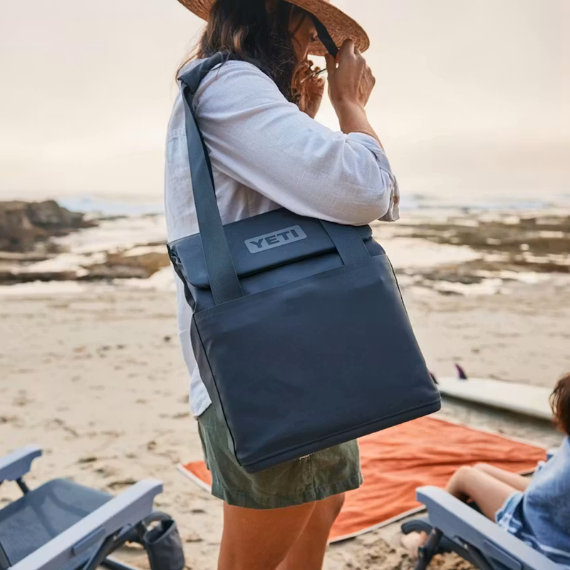 Daytrip Bag 14L, Yeti Daytrip Bag 14L in Classic Navy on model for size reference