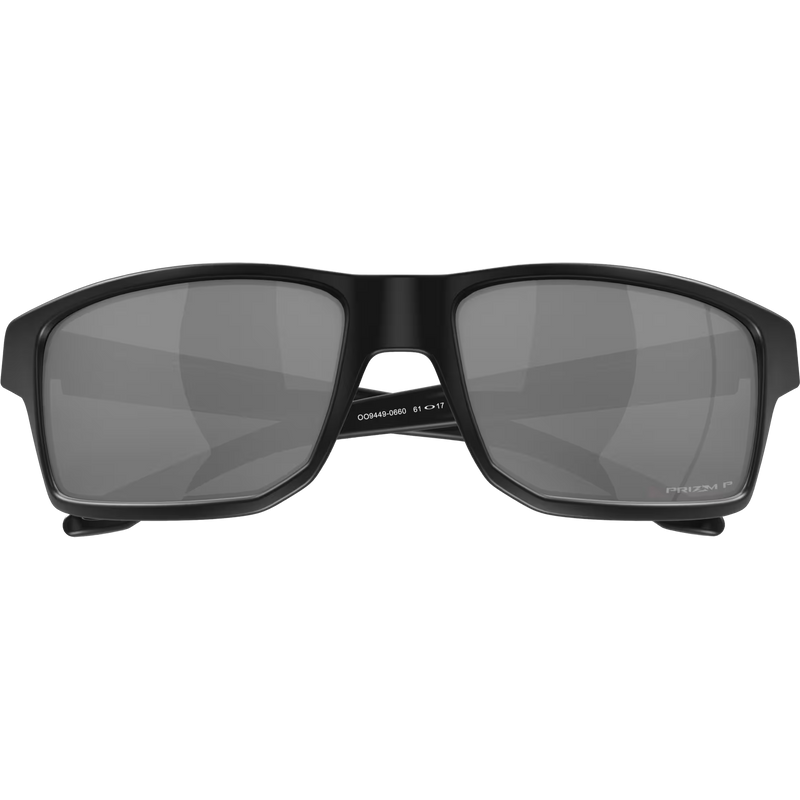 Gibston, Oakley Gobston in Matte Black/PRIZM Black Polarized front folded