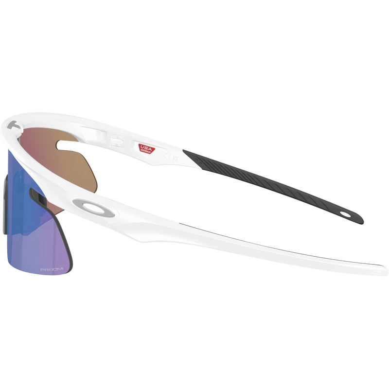 RSLV Lite - Matte White/Prizm Sapphire, Oakley RSLV Lite - Matte White/Prizm Sapphire left