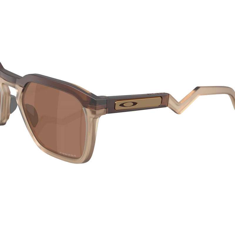 HSTN SQ - Matte Rootbeer/Prizm Tungsten, Oakley HSTN SQ - Matte Rootbeer/Prizm Tungsten front left lens