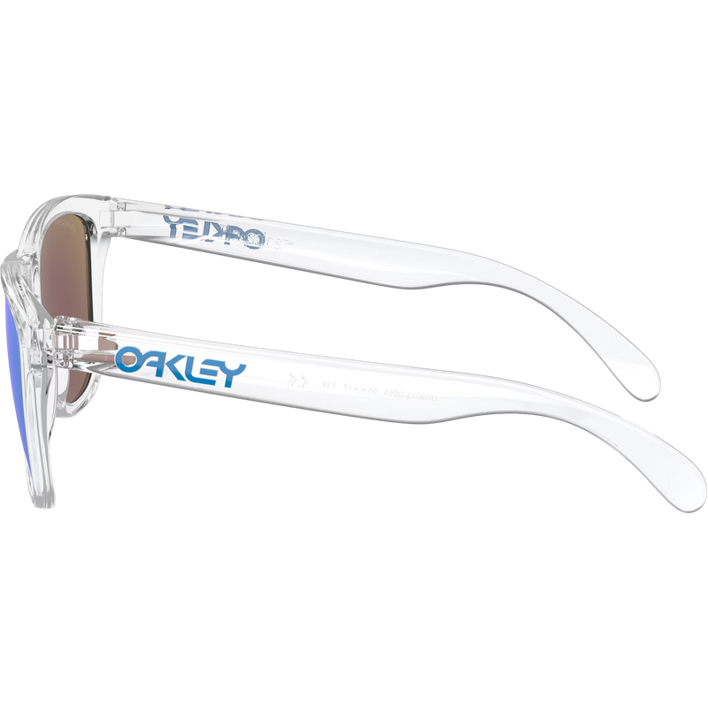 Frogskins - Crystal Clear/Prizm Sapphire, Oakley Frogskins - Crystal Clear/Prizm Sapphire left
