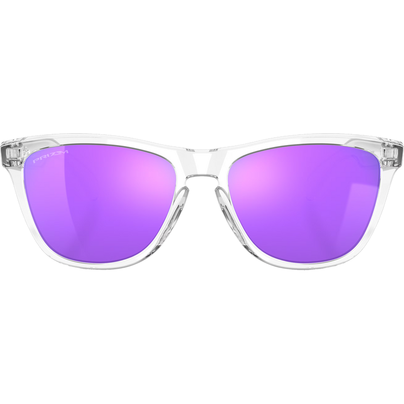 Frogskins - Polished Clear/Prizm Violet, Oakley Frogskins Front