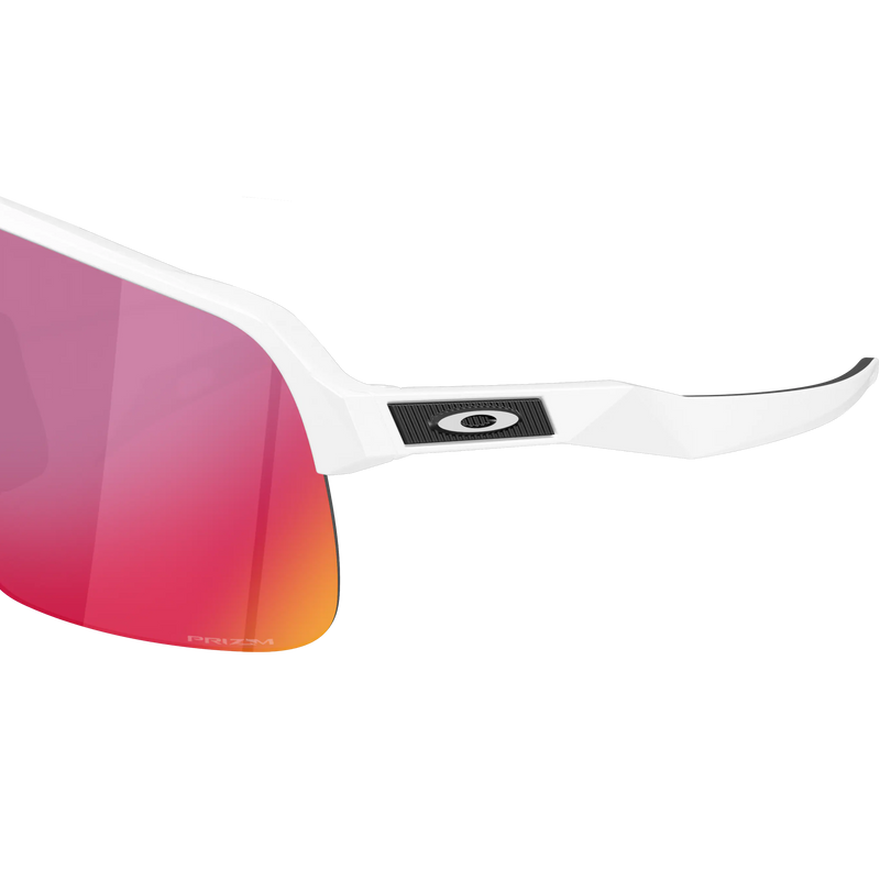 Youth Sutro Lite S - Matte White/Prizm Road, Oakley Youth Sutro Lite S - Matte White/Prizm Road front left lens 