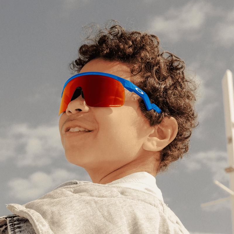 Youth Resistor - Polished White/Prizm Field, Oakley Youth Resistor - Polished White/Prizm Field Lifestyle