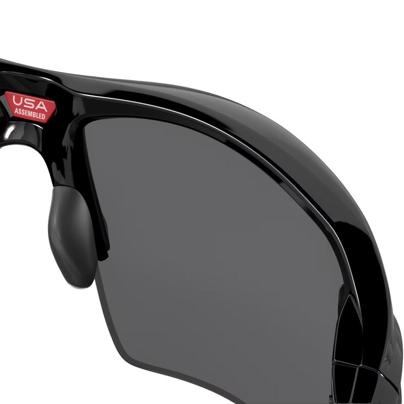 Flak 2.0 XL - Black Prizm/Black Polarized, Oakley Flak 2.0 XL - Black Prizm/Black Polarized back of right lens