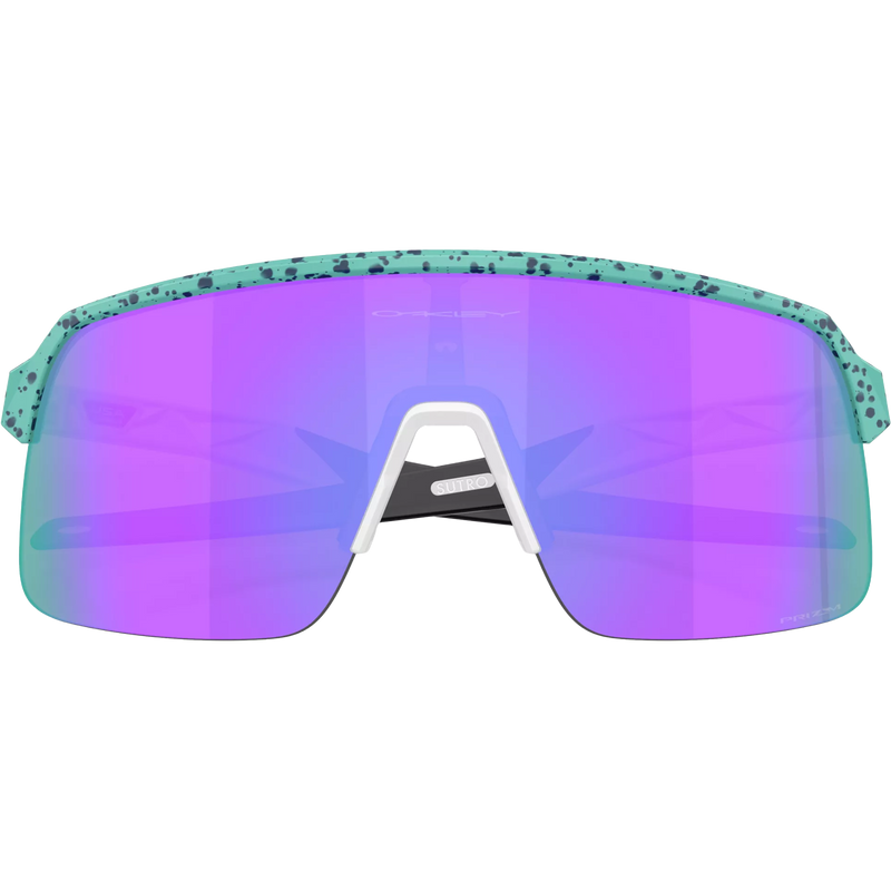 Sutro Lite - Celeste Splatter/Prizm Violet, Oakley Sutro Lite - Celeste Splatter/Prizm Violet front arms folded