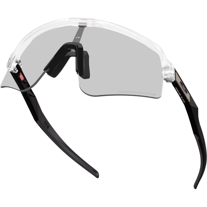 Sutro Lite Sweep - Matte Clear/Clear to Black Iridium Photochromic, Oakley Sutro Lite Sweep - Matte Clear/Clear to Black Iridium Photochromic front left bottom
