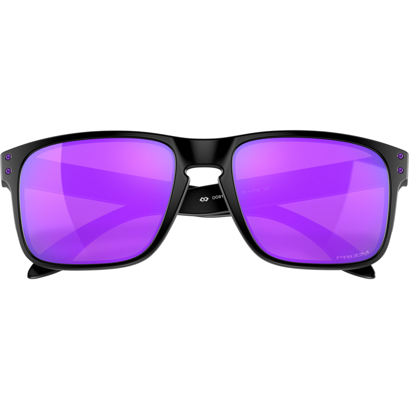 Holbrook - Matte Black/Prizm Violet, Oakley Holbrook - Matte Black/Prizm Violet front folded