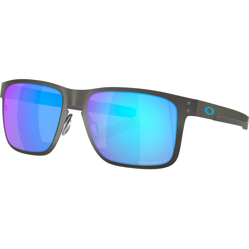Holbrook Metal, Oakley Holbrook Metal in Matte Gunmetal/PRIZM Sapphire Polarized front left