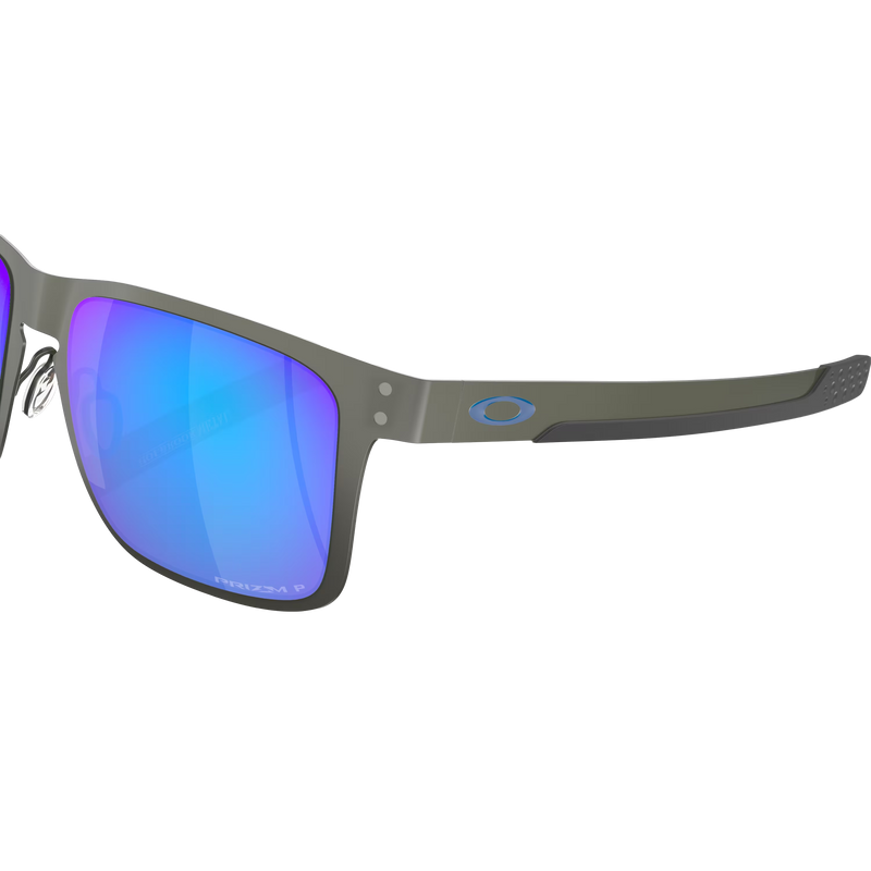 Holbrook Metal, Oakley Holbrook Metal in Matte Gunmetal/PRIZM Sapphire Polarized front left lens