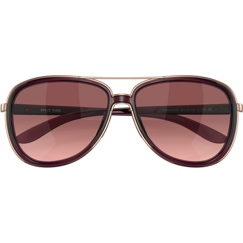 Women's Split Time - Raspberry/Rose G40 Black, Oakley Women's Split Time - Raspberry/Rose G40 Black front folded