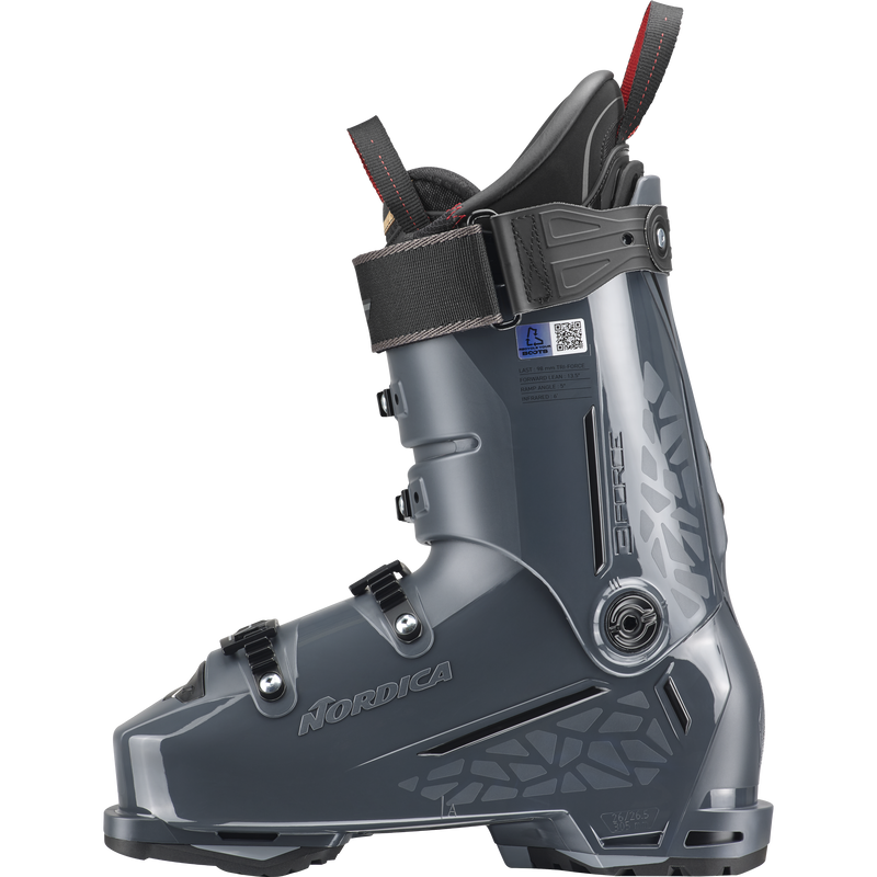 Promachine 3 110, Nordica Promachine 3 110 in Dark Gray/Black/Red inside right profile