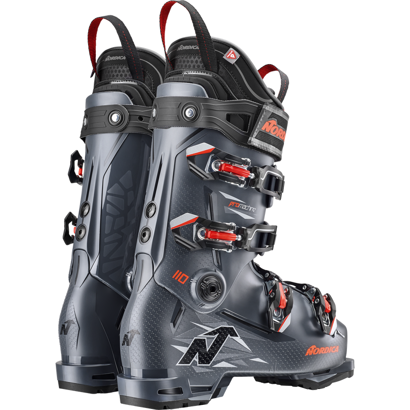 Promachine 3 110, Nordica Promachine 3 110 in Dark Gray/Black/Red pair right back