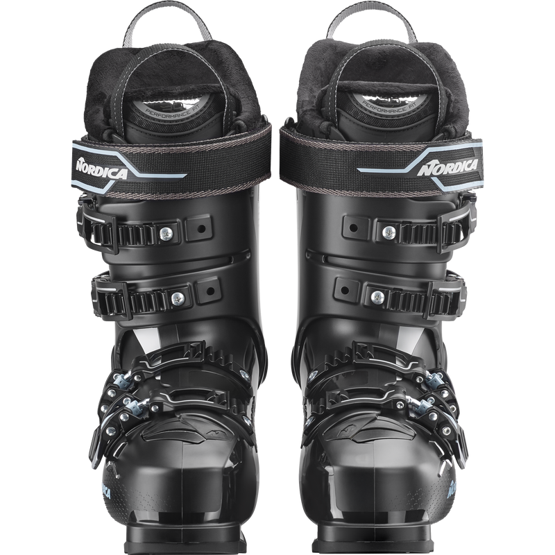Women's Promachine 3 95, Nordica Women's Promachine 3 95 in Black/Light Blue/White pair front
