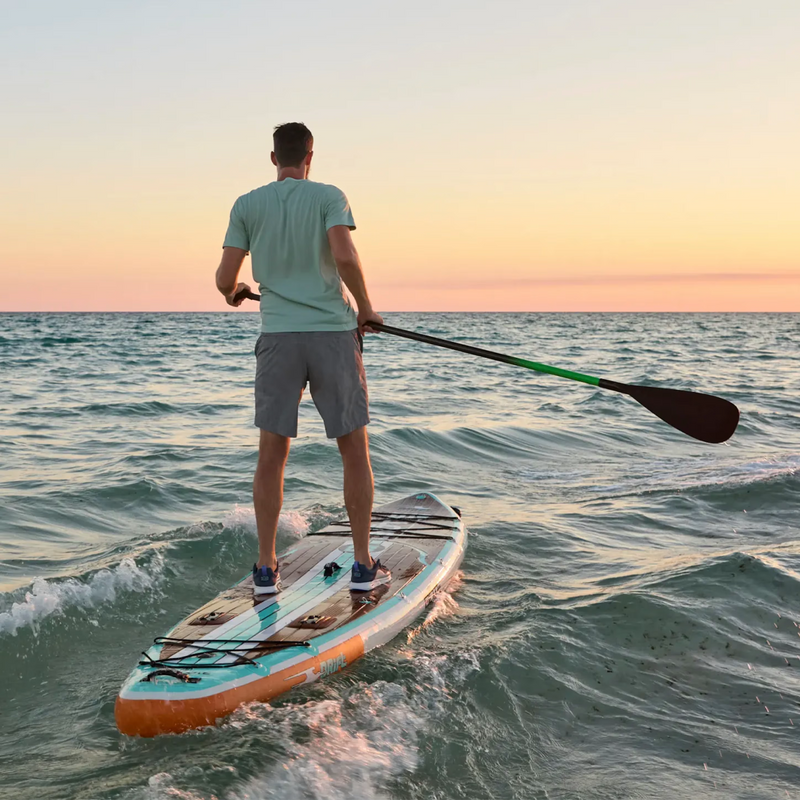 Men's Wally Hey20 Mesh, Hey Dude Wally Hey2O Mesh on paddleboarder