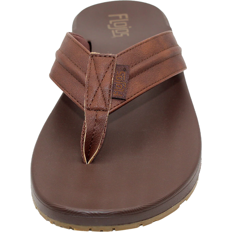 Men's Brava, Flojos Men's Brava in Brown Front
