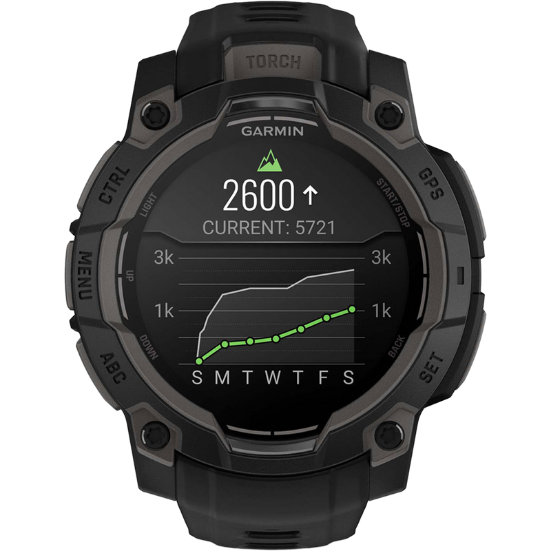 Instinct 3 45mm AMOLED Black, Garmin Instinct 3 45mm altitude