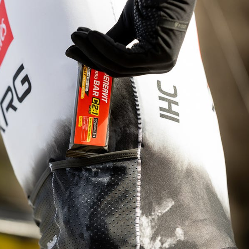 C2:1PRO Carbo Bar, Enervit C2:1PRO Carbo Bar single bar in jersey pocket