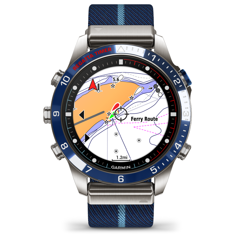 MARQ Captain Gen 2 Titanium, Garmin MARQ Captain Gen 2 Titanium map