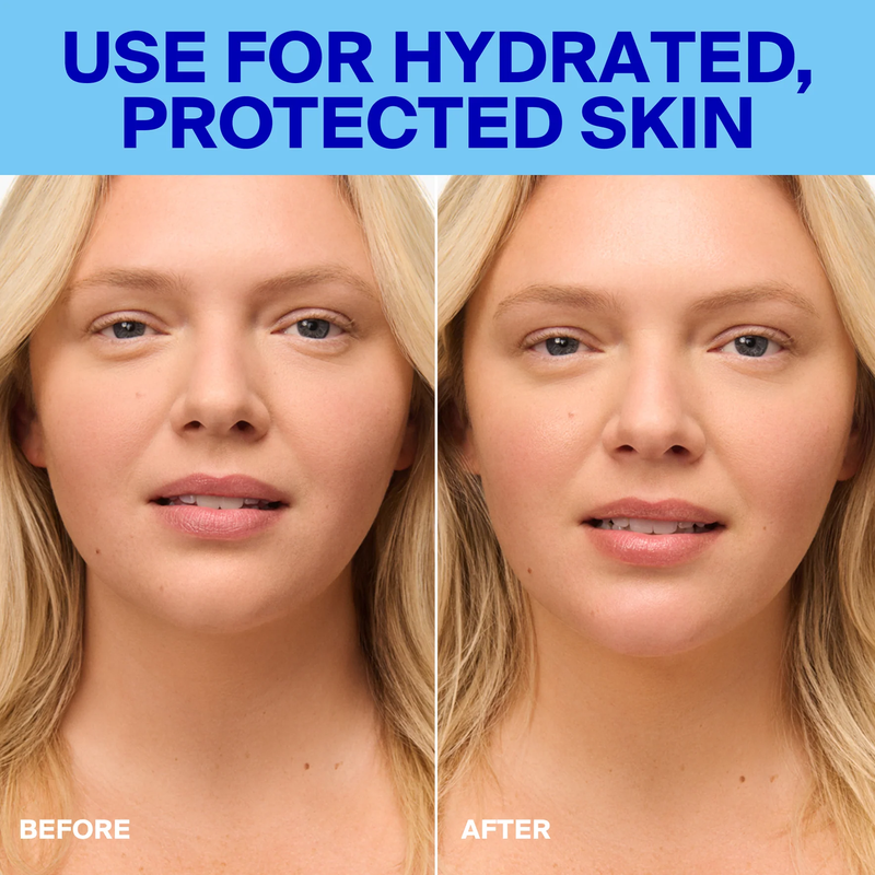 PLAY Everyday Face Lotion SPF 50, Supergoop PLAY Everyday Face Lotion SPF 50 before and after