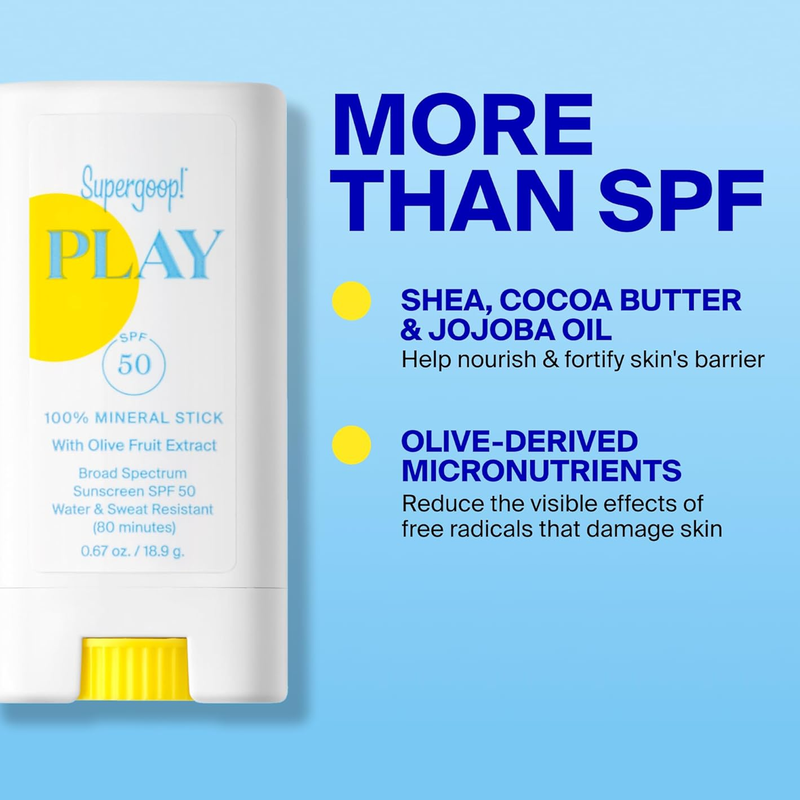 PLAY 100% Mineral Stick SPF 50, Supergoop PLAY 100% Mineral Stick SPF 50 featured ingredients