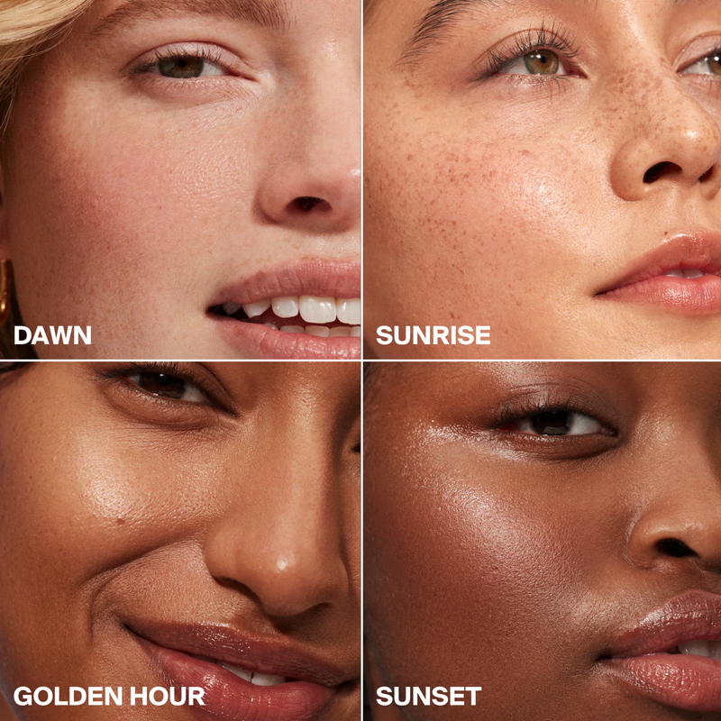 Glowscreen SPF 40, Supergoop Glowscreen SPF 40 tints on faces
