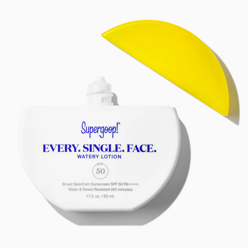 Every. Single. Face. Watery Lotion SPF 50, Supergoop Every. Single. Face. Watery Lotion SPF 50 cap off