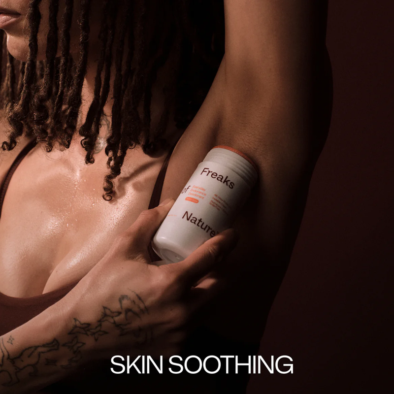 Everyday Endurance Deodorant, Freaks Of Nature Everyday Endurance Deodorant being put on