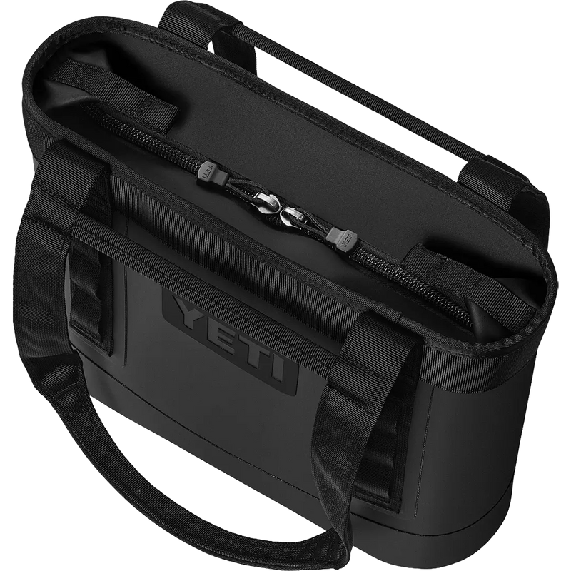 Camino Zip Carryall 12L, Yeti Camino Zip Carryall 12L in Black top view closed