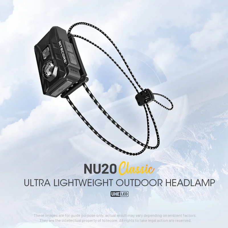 NU20 Classic 360 Headlamp, Nitecore NU20 Classic 360 Headlamp lightweight