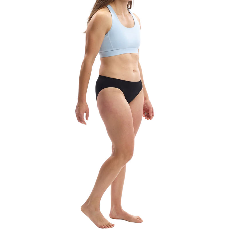 Women's Seamless Bikini, Paradis Sport Women's Seamless Bikini in Black front