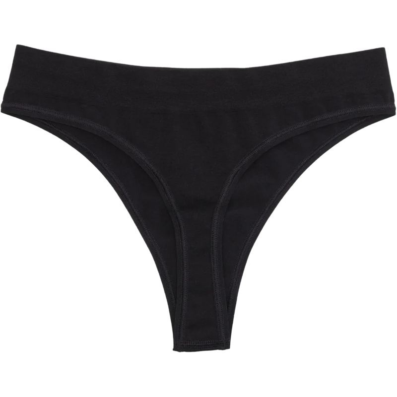 Seamless Thong, Paradis Sport Seamless Thong in Black back
