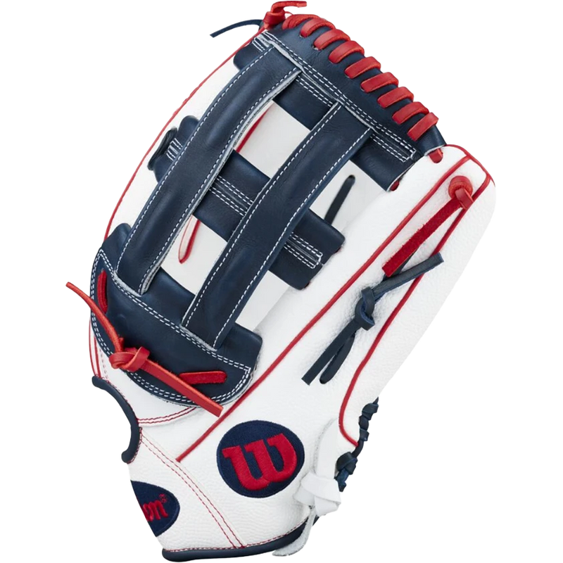 A1000 SMU Slowpitch - 13" Dual Post Web, Wilson A1000 SMU Slowpitch - 13" Dual Post Web Thumb