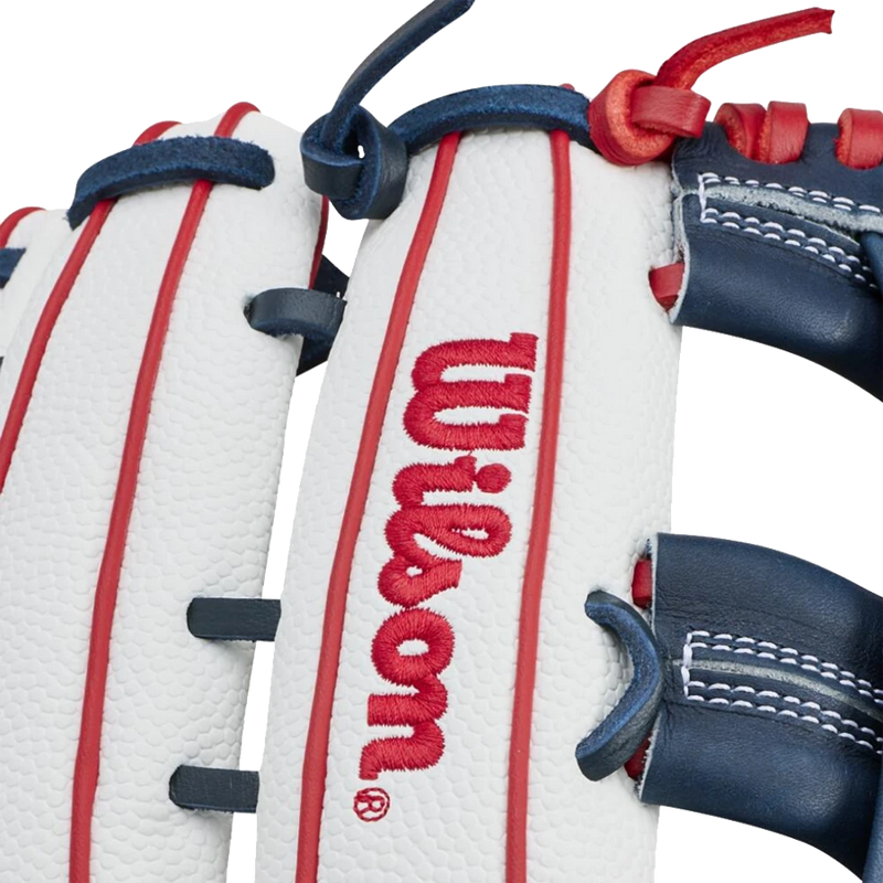A1000 SMU Slowpitch - 13" Dual Post Web, Wilson A1000 SMU Slowpitch - 13" Dual Post Web Stitching