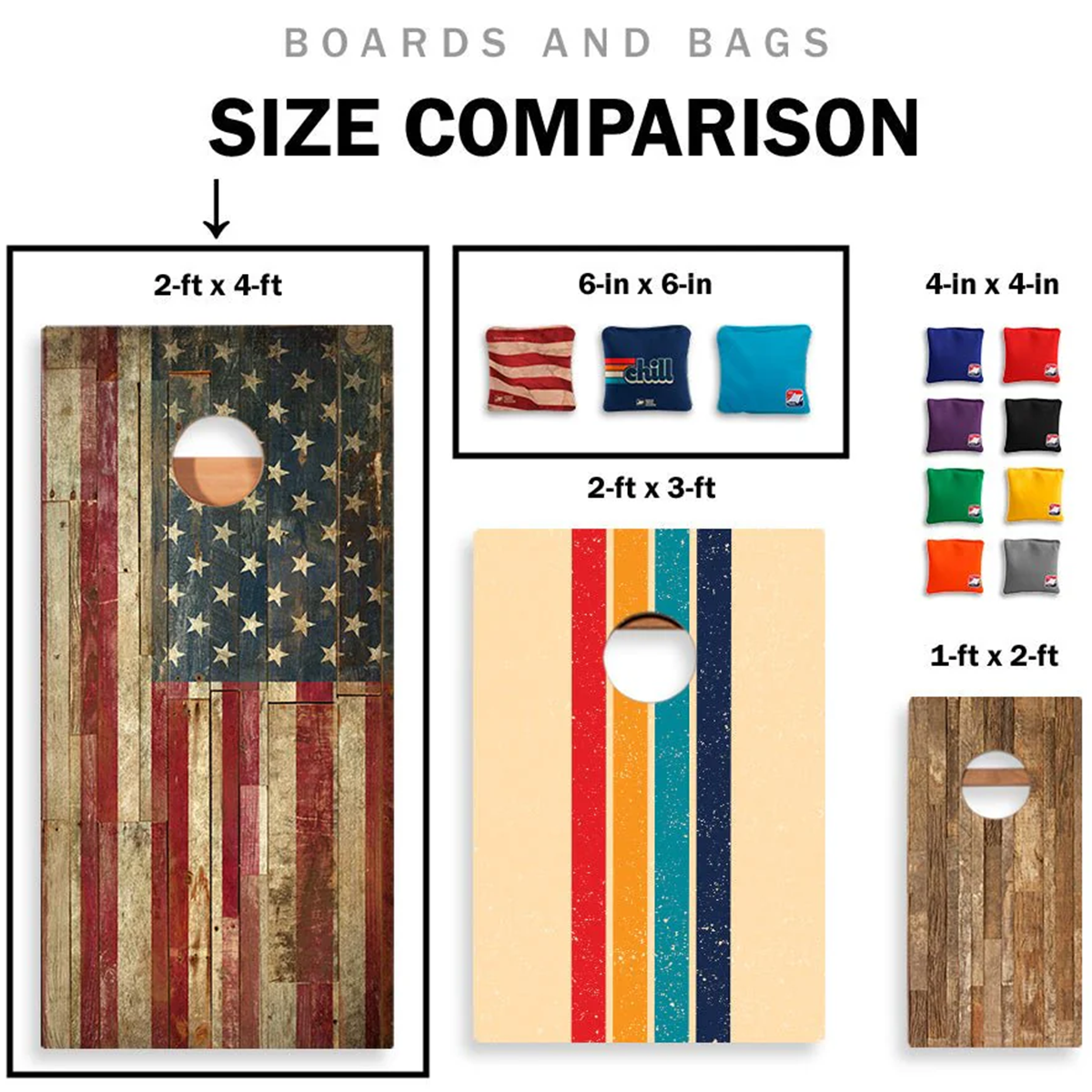 Backyard 2300 Cornhole Boards alternate view