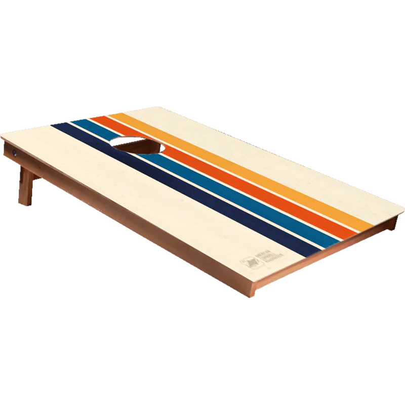Backyard 2300 Cornhole Boards, American Cornhole Association Backyard 2300 Cornhole Boards in Vintage Stripes
