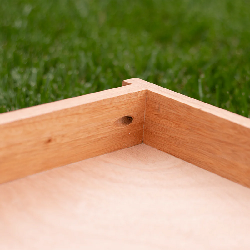 Backyard 2300 Cornhole Boards, American Cornhole Association Backyard 2300 Cornhole Boards in Vintage Stripes side joint